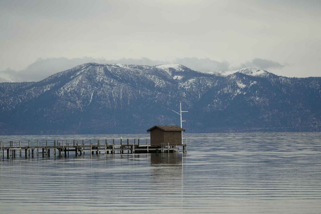 Lake Tahoe boat house